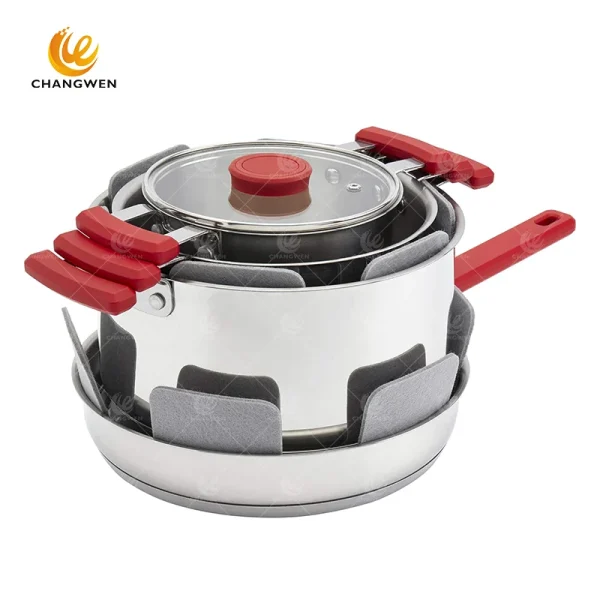 stainless steel pot set supplier
